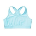 thumbnail image 4 of Alvivi Kids Girls Yoga Sport Bra Top U Neck Shoulder Straps Cross Crop Tops 4-16 Light Blue 6, 4 of 5