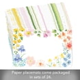 thumbnail image 6 of CounterArt "Watercolor Floral" 24-Sheet Reusable Premium Paper Placemats, 6 of 6