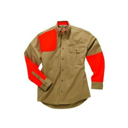 Bob Allen High Prairie Standart Long Sleeve Hunting Shirt - Men s Tan/Orange L