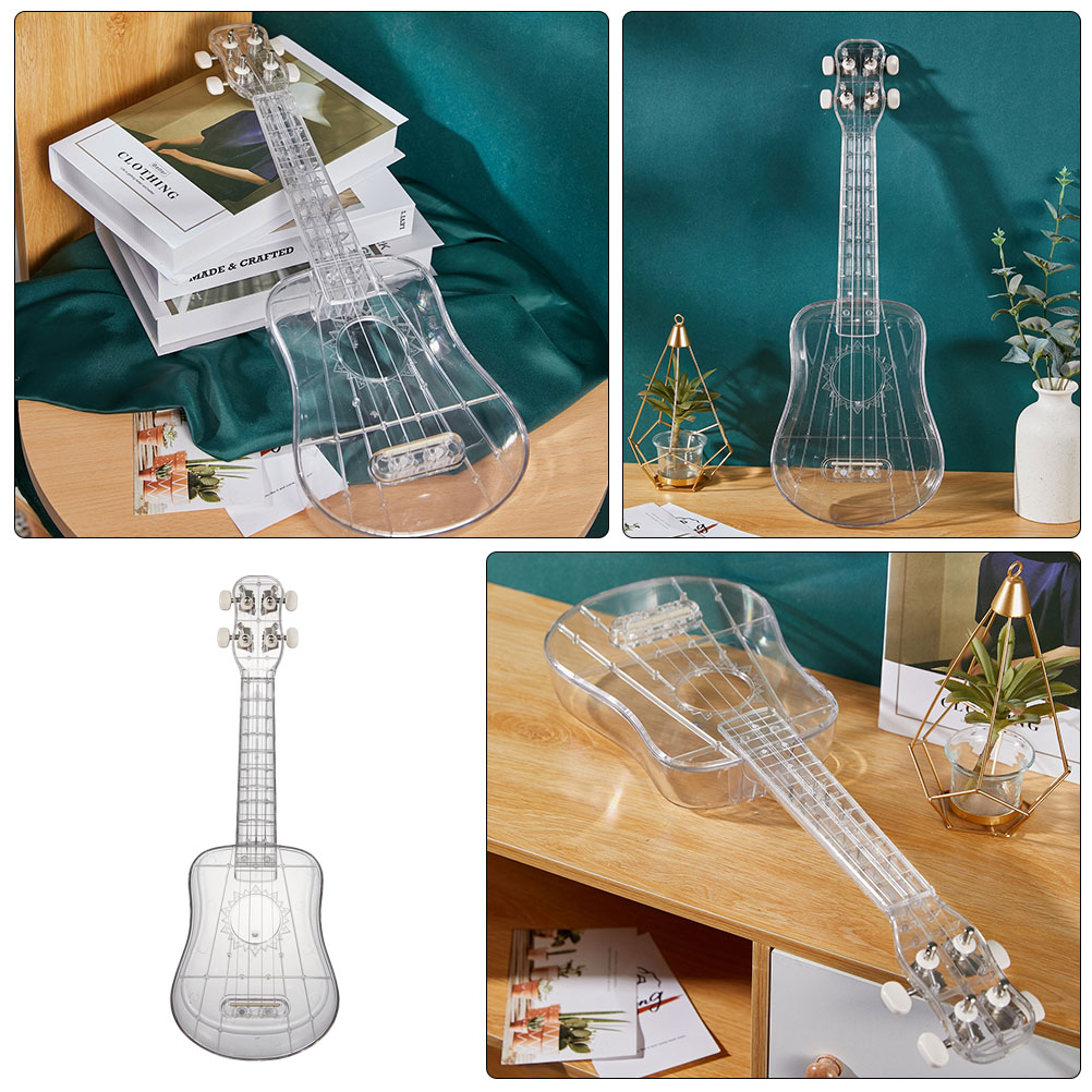 Ukulele Toys Adult Student Transparent for Beginner Wooden Guitar Air-nova Composite Material
