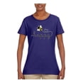 thumbnail image 2 of Wild Bobby, Bee Happy Motivational Inspirational Teachers, Pop Culture, Women Graphic Tee, Purple, Small, 2 of 4