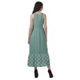 thumbnail image 4 of Moomaya Robe Imprimée Femme Fête Mariage Tenue de Fête Col Licou Robe Maxi en Rayonne, 4 of 4