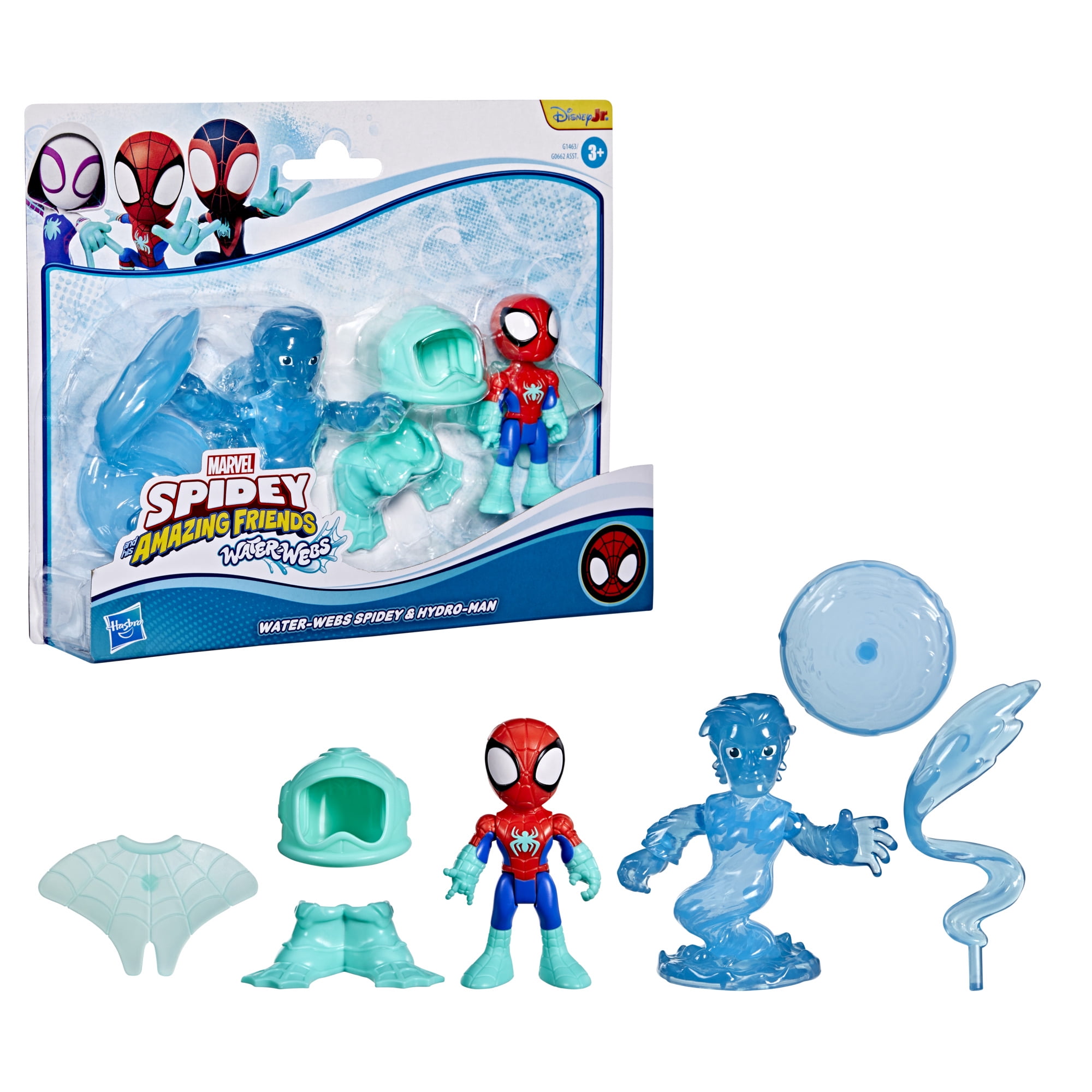 Marvel Spidey and his Amazing Friends Water-Webs Spidey & Hydro-Man Toys