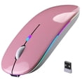 thumbnail image 1 of Mouse inalámbrico Afaartcci Bluetooth 5.2 recargable con LED, 1 of 7