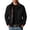 Black, variant on Mens Lightweight Full Zip Jackets Laydown Collar Windbreaker Casual Work Coats Zip Pockets Golf Business Fall Track Outerwear