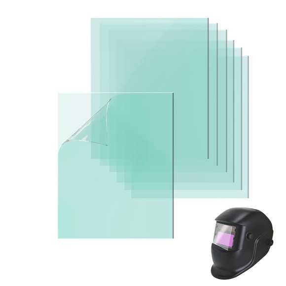 Lente para casco de soldadura Dalekay, 4,5 x 5,25 pulgadas, 20 unidades