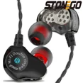 thumbnail image 2 of Experience the premium sound of STONEGO stereo in-ear headphones, featuring dual drivers, these sports headphones are designed for running, with powerful bass and sweat resistance, 2 of 7