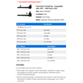thumbnail image 2 of Front Inner Tie Rod Set - Compatible with 1997 - 1999 Ford F-250 1998, 2 of 2