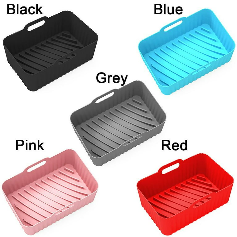 Silicone Tray Baking Baskets Pot Reusable For Ninja Air Fryer Accessories  Heating Baking Pan Excellent