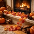 thumbnail image 6 of Mrzvby Fall Decoration and Home Decor,Artificial Autumns Maple Leaf Garland And Home Decor For Halloween And Thanksgiving And Harvests Season, 6 of 6