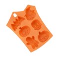 thumbnail image 2 of Injueey Molde de silicona para pastel de Halloween 6 en 1, molde para hornear galletas de Chocolate y jabón con cubitos de hielo Herramientas y accesorios para hornear, 2 of 6