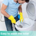 thumbnail image 5 of Lumikrypt Pumice Stone Toilet Bowl Cleaner, Pumice Toilet Scrubber Toilet Bowl Stain, Bathroom Cleaner Brush Toilet Wand Refills with 18CM Long Handle, 1 Wand+10 Pumice Stones, 5 of 7