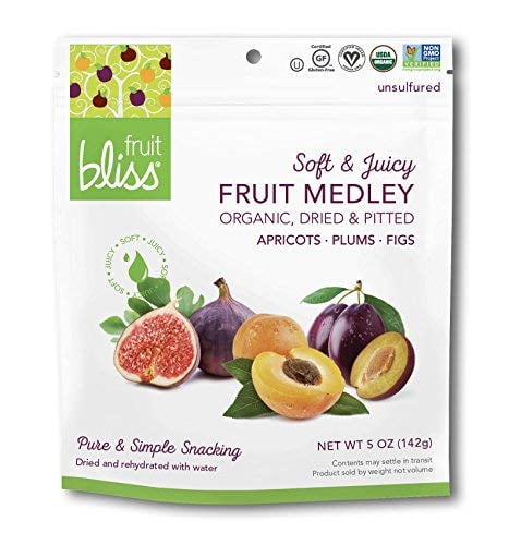 Fruit Bliss Organic Fruit Snacks Fruit Medley 5 oz Pack of 2