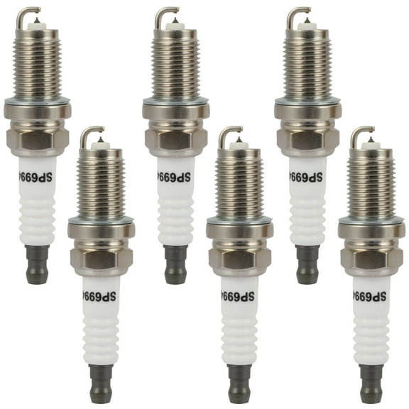 SCITOO Platinum Iridium Spark Plugs Compatible for Honda Accord 2003-2007 & for Acura MDX 2007-2009, TL 2004-2008, RL 2005-2008, 3.0L 3.2L 3.5L 3.7L IZFR6K11 6 Pcs