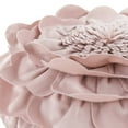 thumbnail image 4 of JWH 3D Round Flower Decorative Throw Pillows Small Handmade Circular Velvet Accent Pillow  Covers with Insert 14 inch Rose Gold, 4 of 7