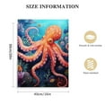 thumbnail image 2 of Acheng Bathroom Octopus Wall Art Ocean Octopus Pictures Wall Decor Nautical Octopus Watercolor Painting Canvas Prints Modern Artwork Framed for Home Bedroom Living Room  16x20 in, 2 of 5