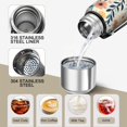 thumbnail image 3 of 20 Oz Pioneer Flower Coffee Tumbler Double Wall Insulated Stainless Steel Water Bottle | Metal Reusable Thermoses Flask with Cup Cap | Leak & Sweat Proof with Anti-Dust Lid, 3 of 7
