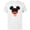 White, variant on Disney Mickey Mouse Icon Shorts Tío Birthday Día del Padre - Short Sleeve Cotton T-Shirt for Adults - Customized-Black