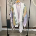 thumbnail image 1 of LOVZFMLL Cardigans Cardigan pour Femmes Mode Femmes Hiver Bouton Uni Capes Tricotées Manteau, 1 of 3