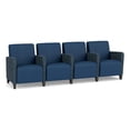 thumbnail image 1 of Lesro Ravenna Lounge Reception 4 Seat Tandem Seating in Blue, 1 of 5