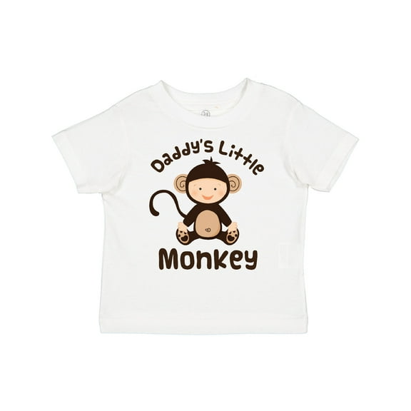 Inktastic Daddys Little Monkey Boys or Girls Toddler T-Shirt