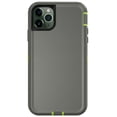 thumbnail image 2 of For Apple iPhone 11 Pro Max Heavy Duty Defender Armor Hybrid Case Cover With Clip Gray/Green, 2 of 7
