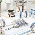 thumbnail image 4 of YUBX Flowers Washi Tape Pack 60 Rolls Winter Snow Decorative Tapes, 4 of 10