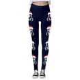 thumbnail image 4 of MKLEKYY Leggings para mujer, leggings con estampado navideño festivo para mujer, pantalones de yoga de cintura alta, mallas deportivas cómodas para fitness y entrenamiento, 4 of 4