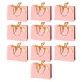 thumbnail image 2 of 10 bolsas de regalo para fiestas con lazo para envolver regalos para niños. Rosa XS, 2 of 3