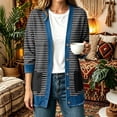 thumbnail image 2 of uublik Women's Cardigan Black Casual Long Sleeve Button Down Classic Jacket Fall Coat, 2 of 5