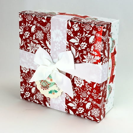 The Pioneer Woman Christmas Deluxe Square Gift Box, Love Joy