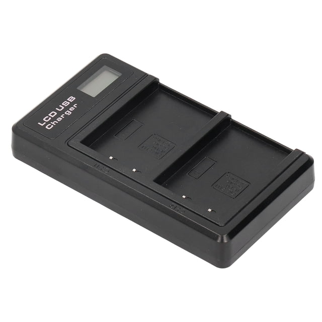 Cargador dual Para cámara Nikou Cargador de batería portátil Negro