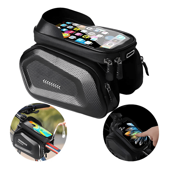 Soporte De Teléfonos Móviles Para Bicicletas Impermeables Xtellar Negro