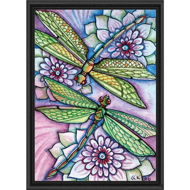 Heaven and Earth Designs Dragonflies Counted CrossStitch Chart