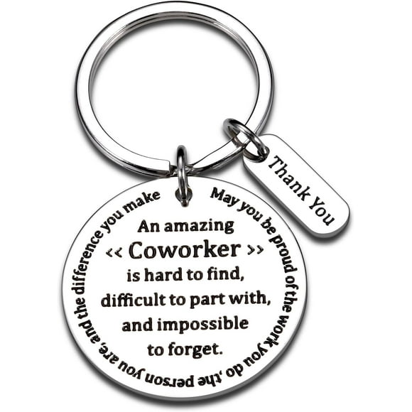 GHSDFBB Going Away Gifts for Coworker Leaving, Employee Appreciation Gifts, Boss Day Gifts, Thank You Gifts Keychain for Women Men Leader Colleagues Farewell Retirement Office Work Gifts Chr