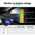 thumbnail image 4 of ruzhgo Universal Fast Car Charger Indicator Light Portable Automotive Interior Electronic Smartphone Dual USB Ports Tablet Charging, 4 of 6