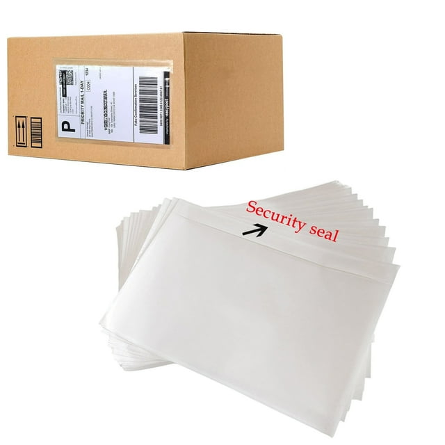 NefLaca Clear SelfAdhesive Top Loading Packing List/Shipping Label