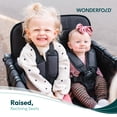 thumbnail image 5 of WONDERFOLD W4 Elite Stroller Wagon (4 Seater) - Collapsible Wagon Stroller with Seats with 5-Point Harnesses, Adjustable Push Handle, and Removable UV Sun Canopy, Charcoal Gray, 5 of 5