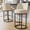 Beige, variant on Peispie Counter Height Bar Stools Set of 4, 25 Inch Linen Upholstered Bar Chairs with Back, Modern Kitchen Island Stools with Footrest, Metal Frame, 350 lbs, Beige
