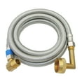 thumbnail image 2 of Lasco Fittings Dishwasher Supply Line 72 Inch Inlet Hose - Metal, 2 Elbow Fittings - Pack of 1, 2 of 2