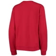 thumbnail image 3 of Women's Colosseum Red Wisconsin Badgers Campanile Pullover Sweatshirt, 3 of 3