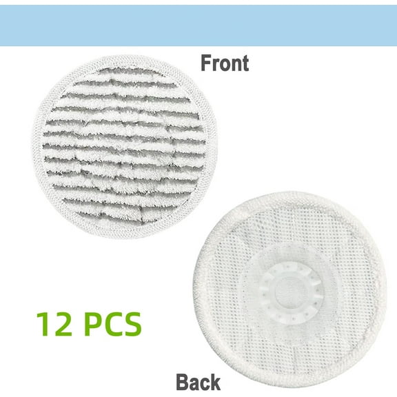Steam Mop Replacement Pads for Shark S7001 S8201 S7000 S7201 S7000AMZ,Dirt Grip Scrub Washable Pads,Steam&Scrub All-in-One Scrubbing Mop Pads,12 Pack