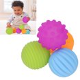 thumbnail image 4 of Baby Textured Sensory Balls, Interactive  Child Touch Hand Ball Toy Educational Reliable Reduces Boredom  For Baby, 4 of 8