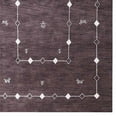 thumbnail image 5 of Rugsotic Carpets Handmade Rugs Hand Knotted Loom Rectangle 8'x11' Brown Wool for Indoor Use, 5 of 6