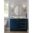 thumbnail image 2 of Elara Collection One-Light New Traditional Vintage Brass Clear Glass Bath Vanity Light, 2 of 10