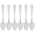 thumbnail image 1 of 6 cucharas de acero inoxidable con dientes para fruta y helado (plateadas), 1 of 5