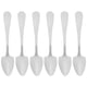 thumbnail image 1 of 6 cucharas de acero inoxidable con dientes para fruta y helado (plateadas), 1 of 5