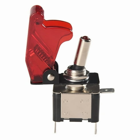 12V 20A Car Truck Cover LED Light SPST Toggle Rocker Switch Control On/Off 2Pins