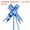 Blue, variant on Uxcell 8" Pull Bows Gift Wrapping Pull Bow Heart Pattern Baskets Present Bows Knot Ribbon Purple 100 Pcs