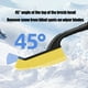 thumbnail image 5 of Herramienta para retirar nieve Cepillo para pala - Raspador de hielo desmontable para coche Hoja plana de 21,65 pulgadas de ancho Empuñadura ergonómica Paleada y limpieza de hielo, 5 of 7